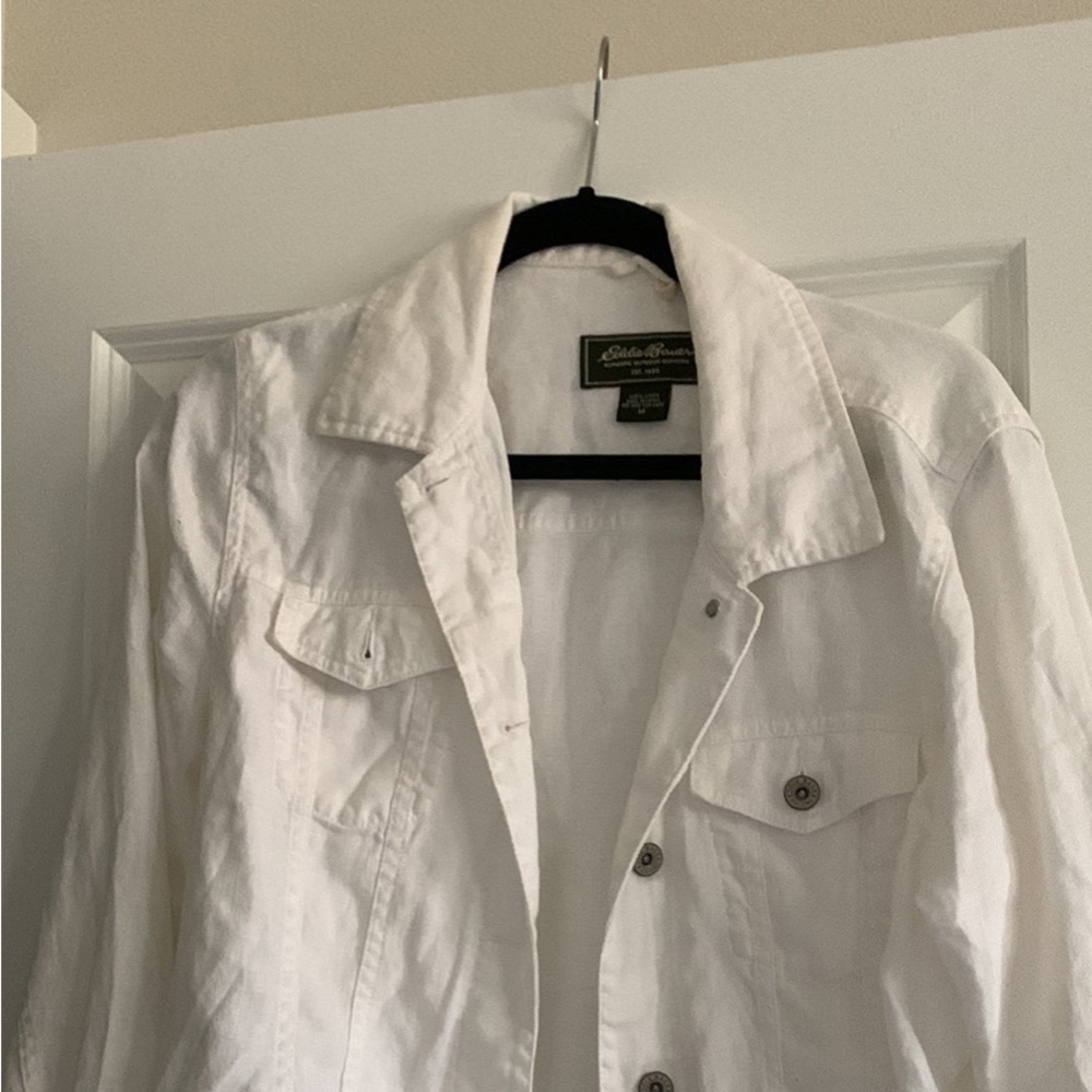 Eddie Bauer linen jacket